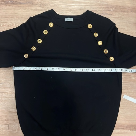 Marella Sport, Black blend, 3/4 sleeve cotton blend sweater Size - Small - Picture 15 of 15